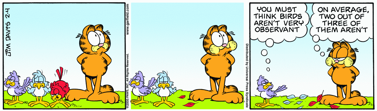 Garfield, February 4, 2005