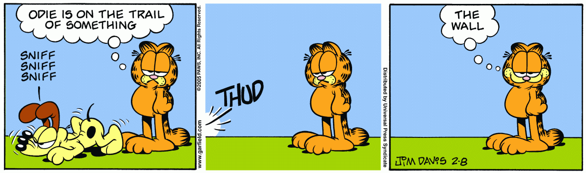 Garfield, February 8, 2005