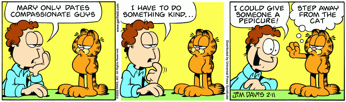 Garfield, February 11, 2005