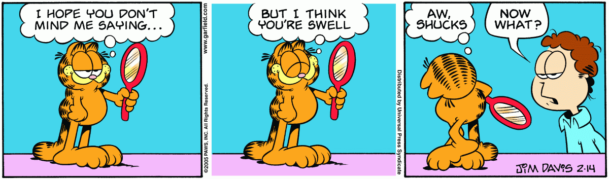 Garfield, February 14, 2005
