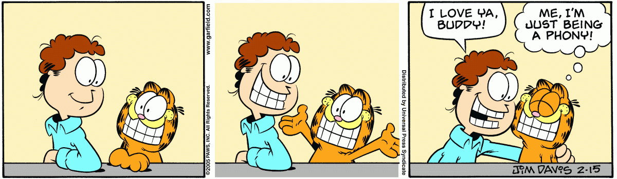 Garfield, February 15, 2005