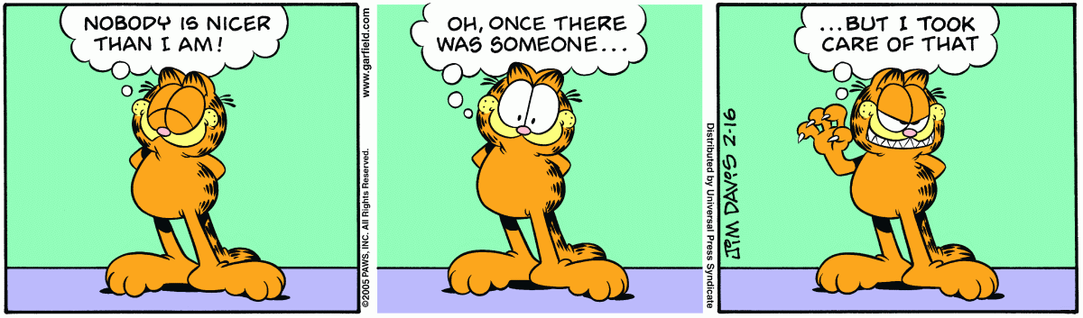 Garfield, February 16, 2005