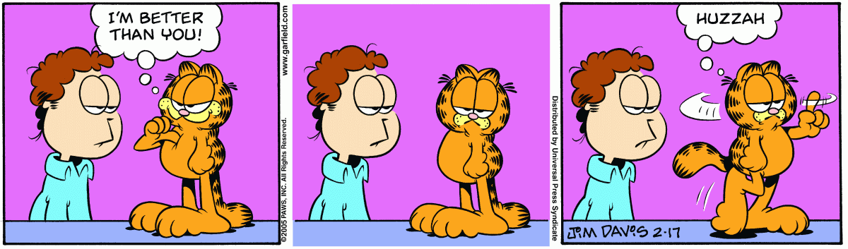 Garfield, February 17, 2005