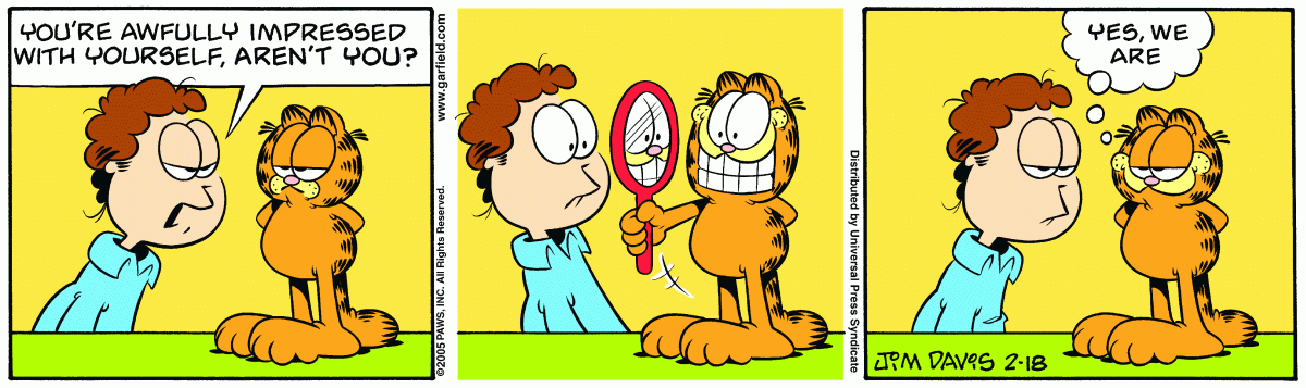 Garfield, February 18, 2005