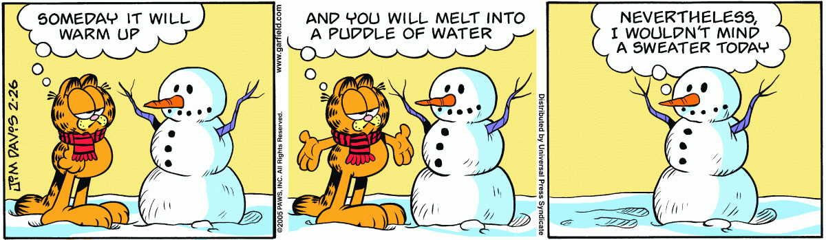 Garfield, February 26, 2005