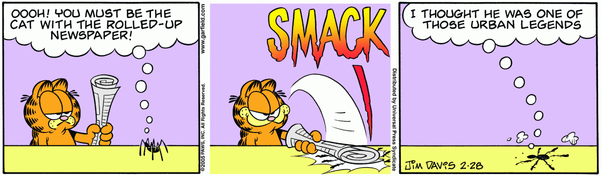 Garfield, February 28, 2005