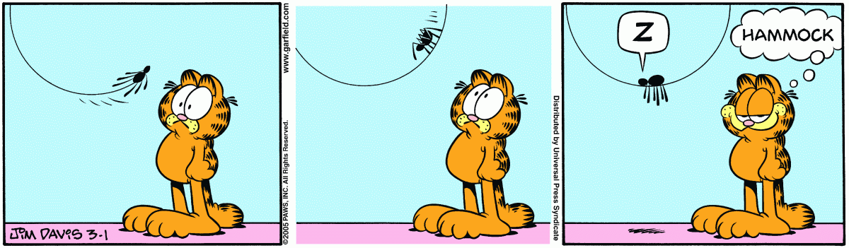 Garfield, March 1, 2005