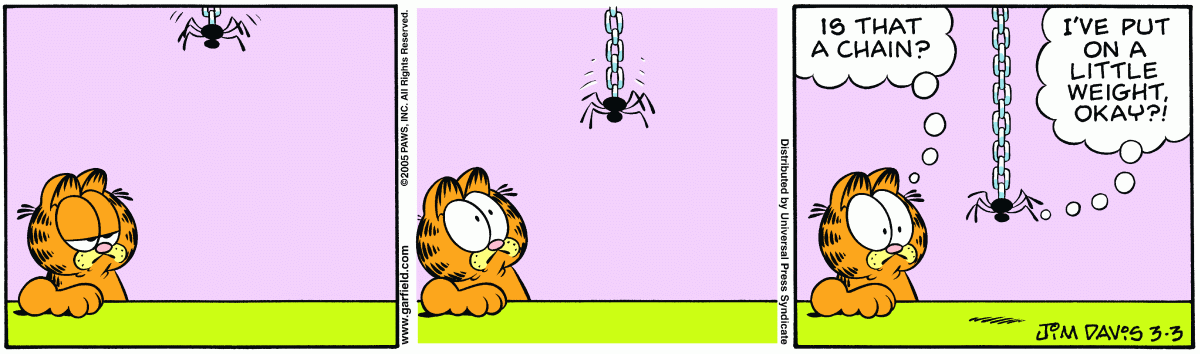 Garfield, March 3, 2005