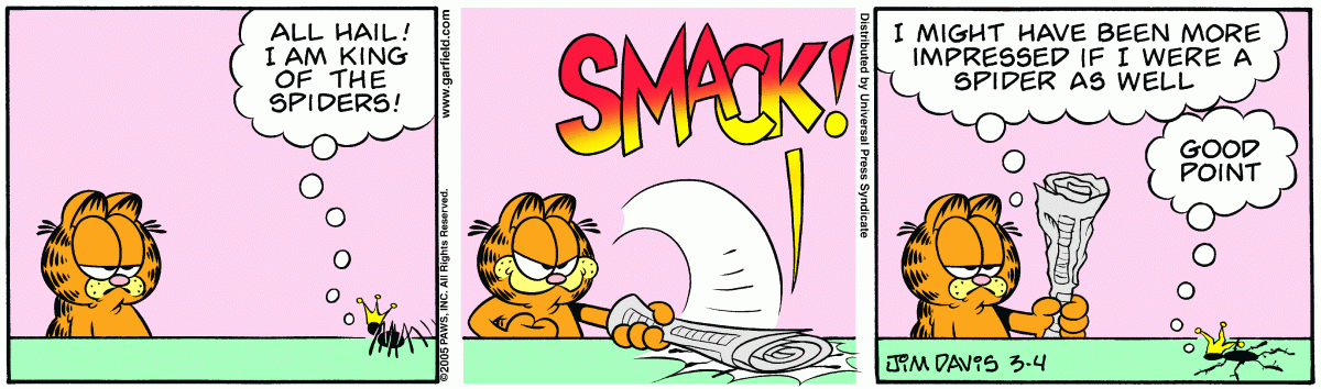 Garfield, March 4, 2005