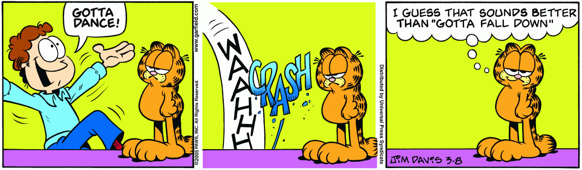 Garfield, March 8, 2005