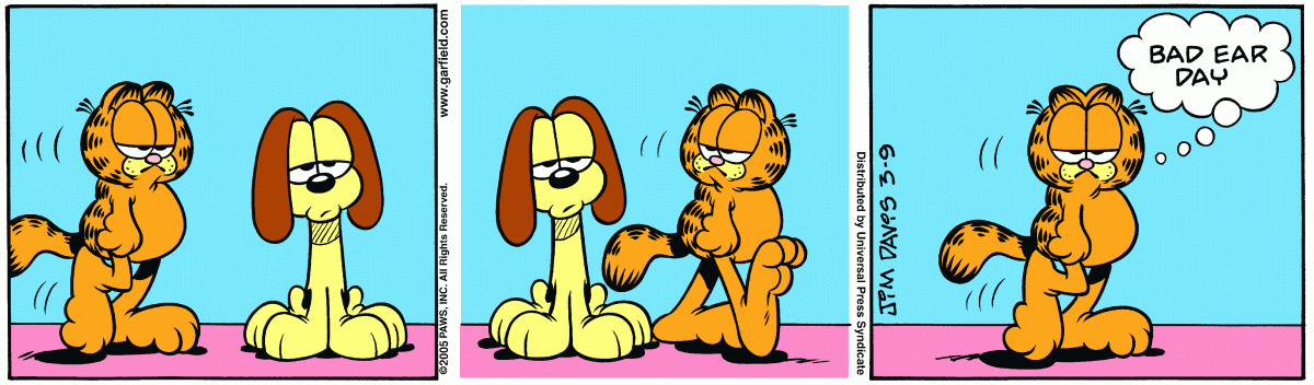 Garfield, March 9, 2005