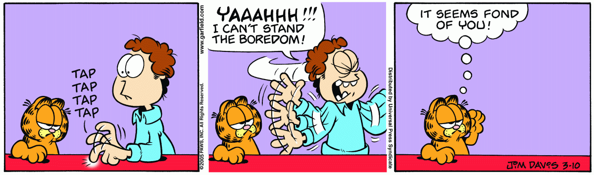 Garfield, March 10, 2005