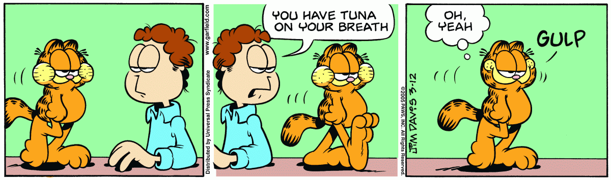 Garfield, March 12, 2005