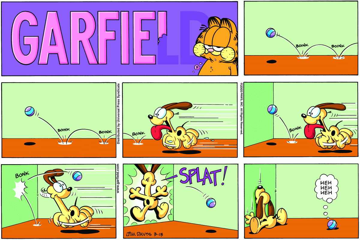 Garfield, March 13, 2005