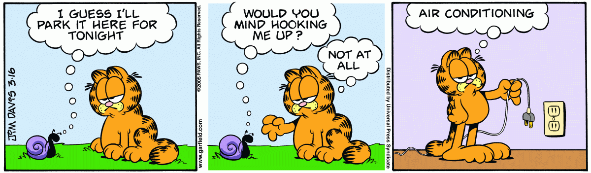 Garfield, March 16, 2005