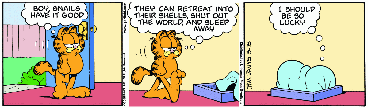 Garfield, March 18, 2005