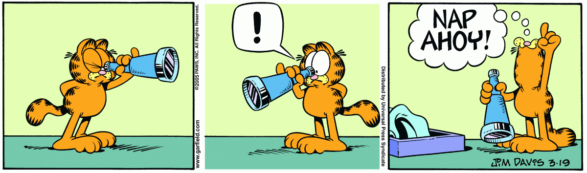 Garfield, March 19, 2005