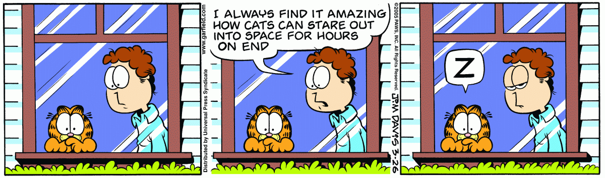 Garfield, March 26, 2005