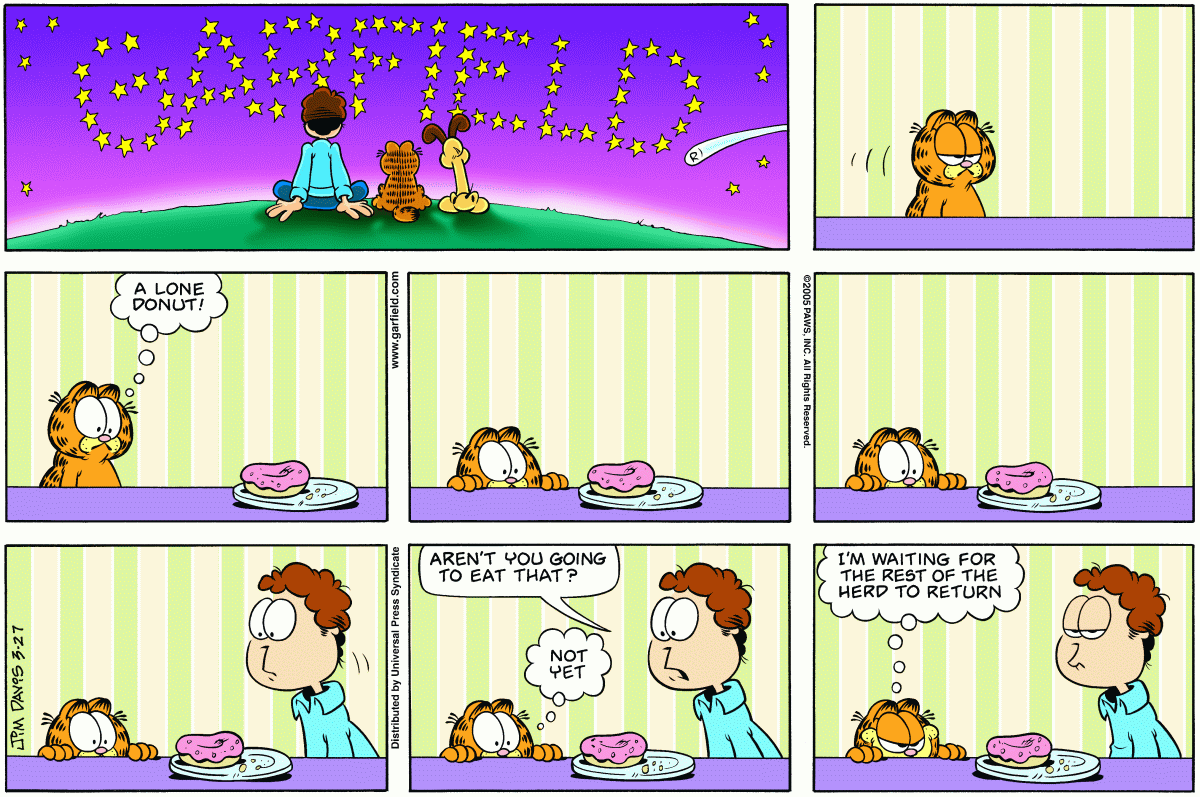 Garfield, March 27, 2005