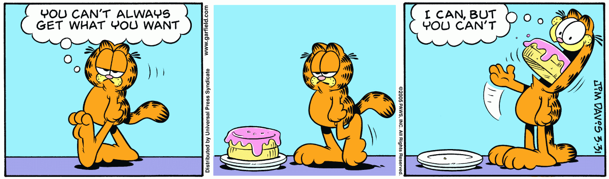 Garfield, March 31, 2005