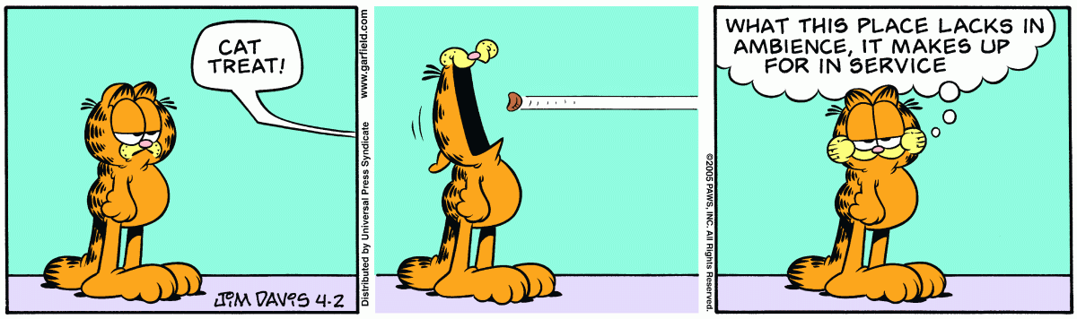 Garfield, April 2, 2005
