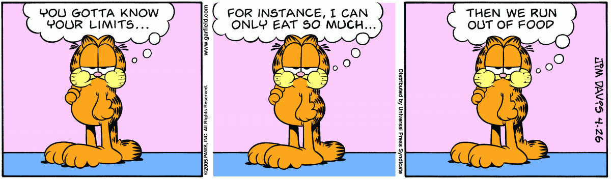 Garfield, April 26, 2005
