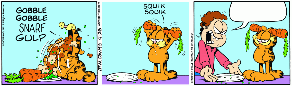 Garfield, April 28, 2005