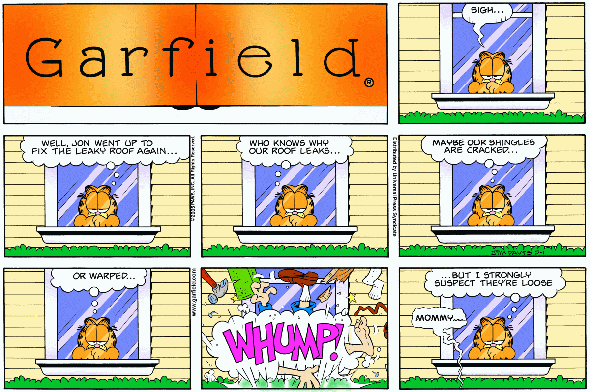 Garfield, May 1, 2005