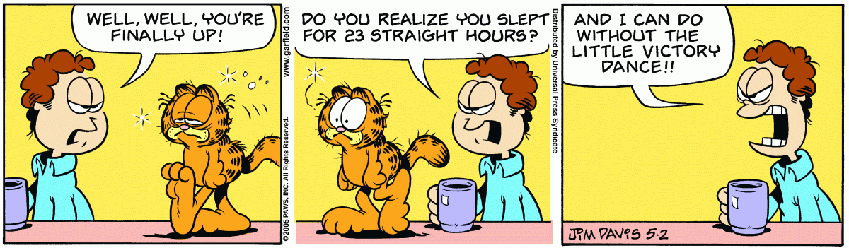 Garfield, May 2, 2005