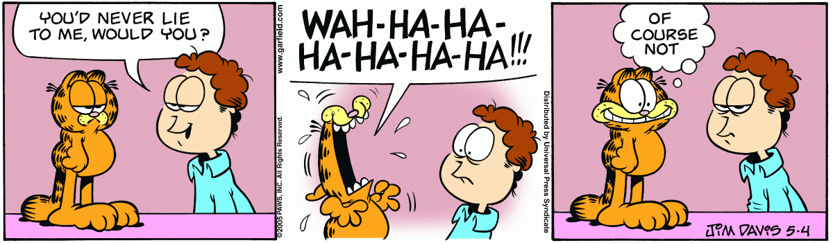 Garfield, May 4, 2005