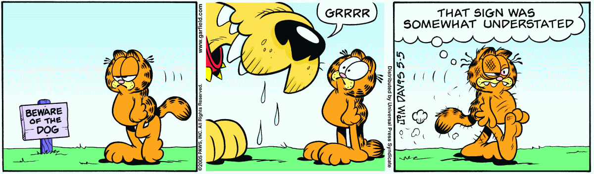 Garfield, May 5, 2005
