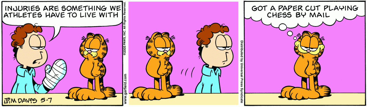 Garfield, May 7, 2005