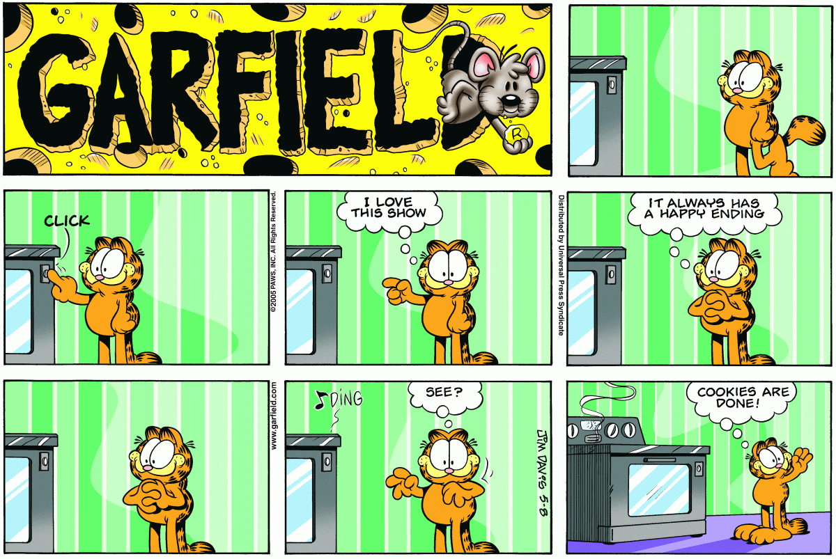 Garfield, May 8, 2005