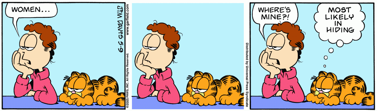 Garfield, May 9, 2005