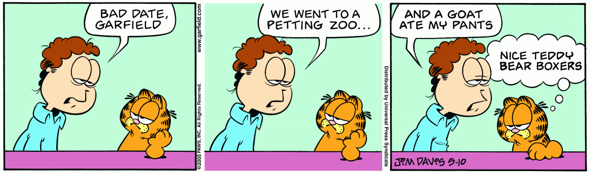 Garfield, May 10, 2005