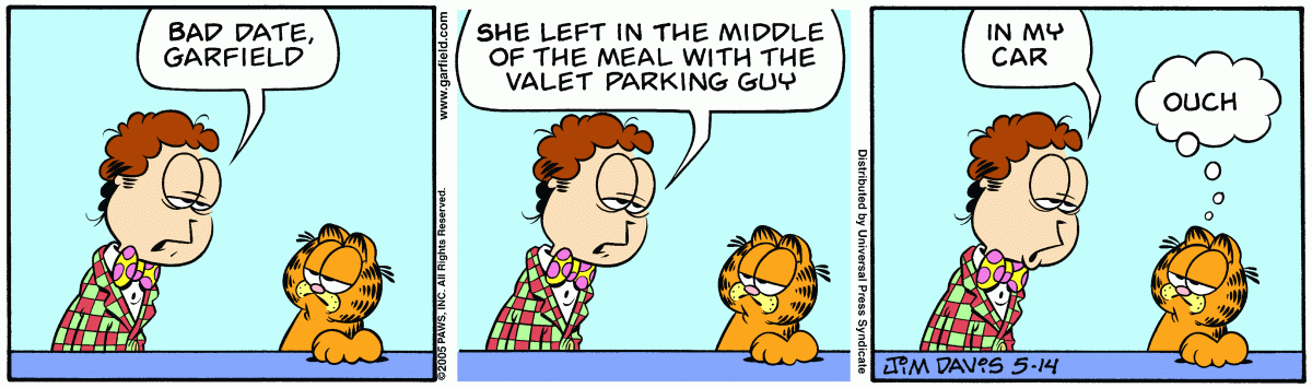 Garfield, May 14, 2005