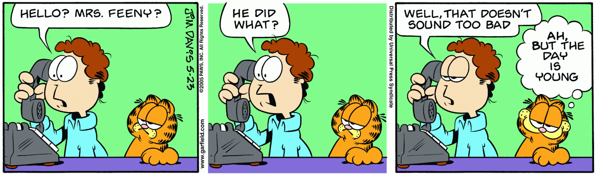 Garfield, May 23, 2005