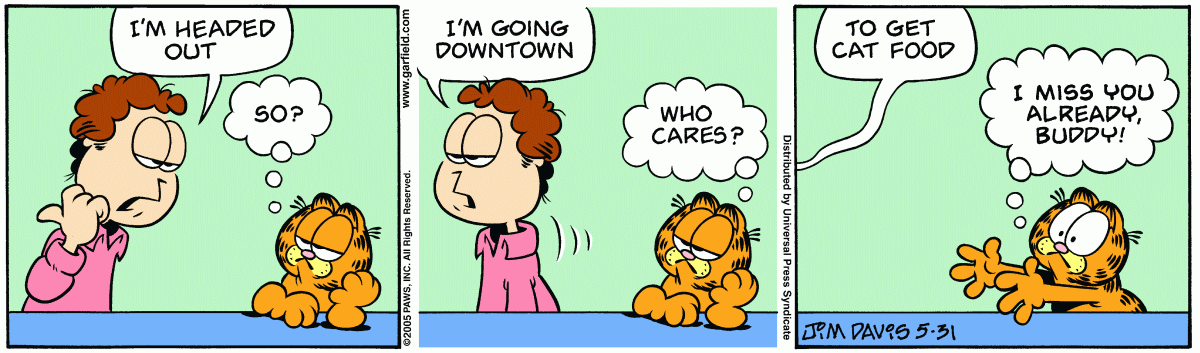 Garfield, May 31, 2005