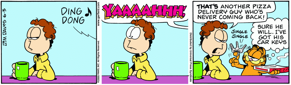 Garfield, June 3, 2005
