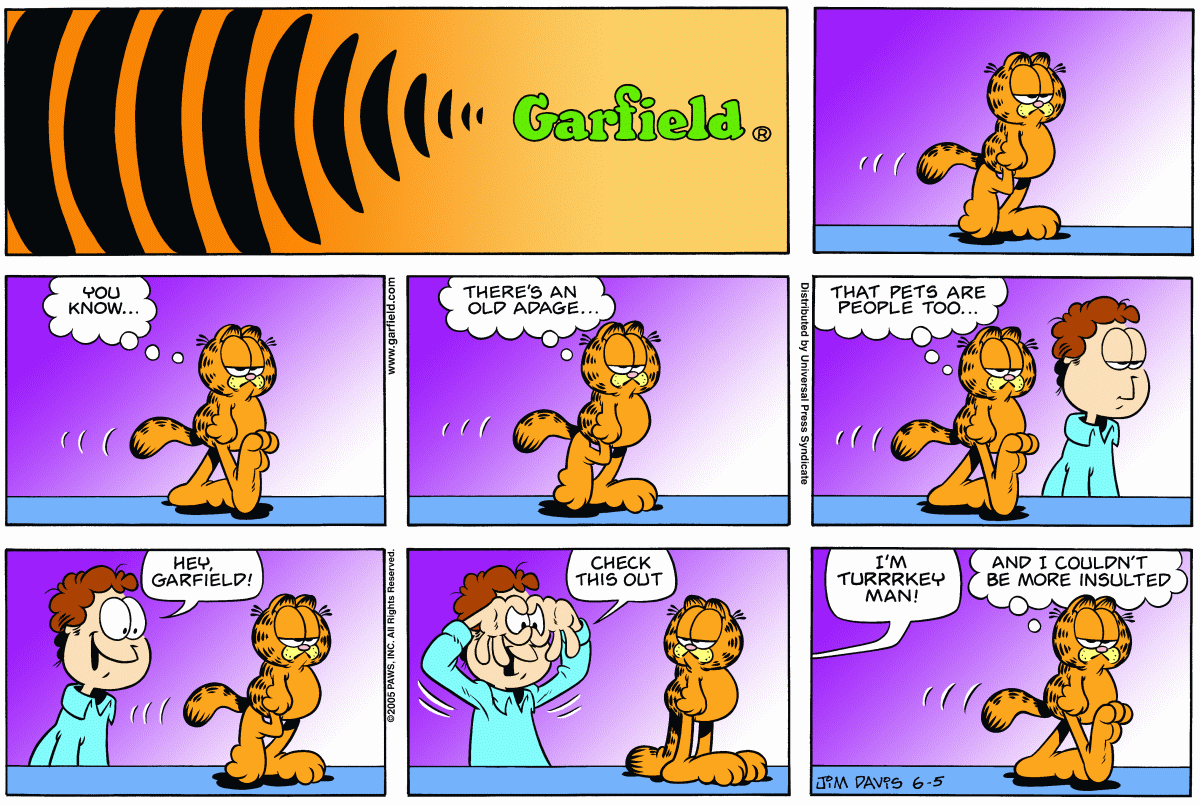 Garfield, June 5, 2005