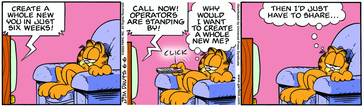 Garfield, June 6, 2005