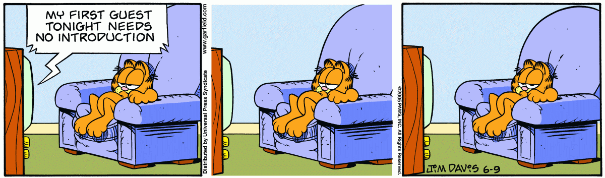 Garfield, June 9, 2005