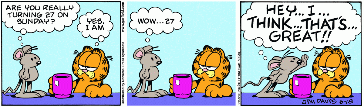 Garfield, June 18, 2005
