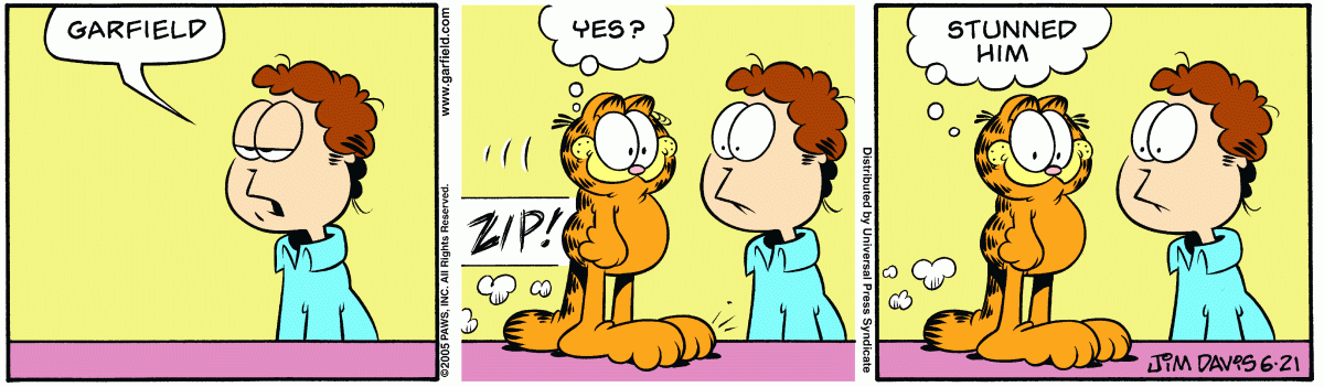 Garfield, June 21, 2005