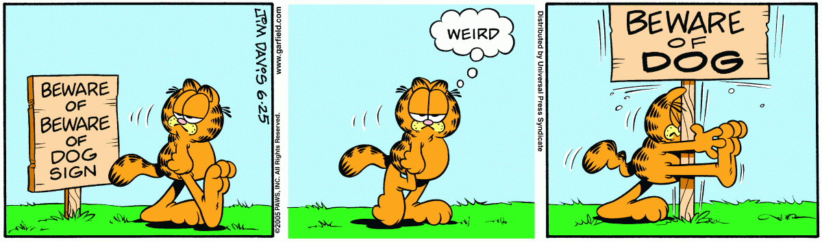 Garfield, June 25, 2005