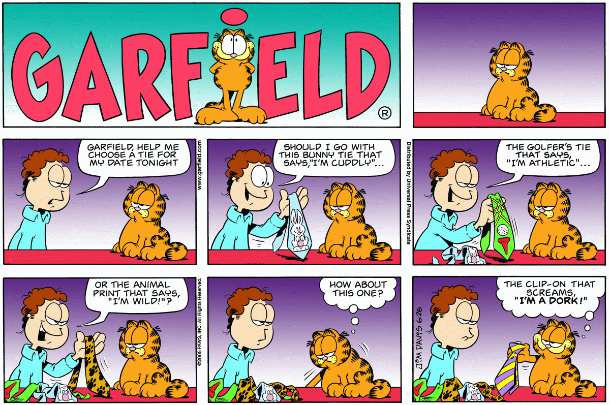 Garfield, June 26, 2005