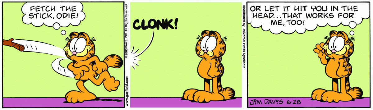 Garfield, June 28, 2005