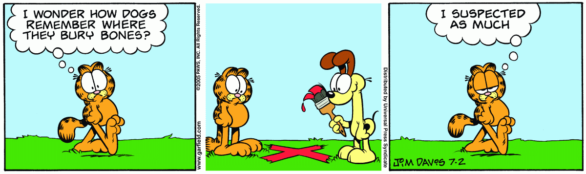 Garfield, July 2, 2005