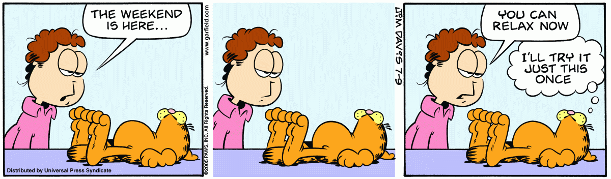 Garfield, July 9, 2005