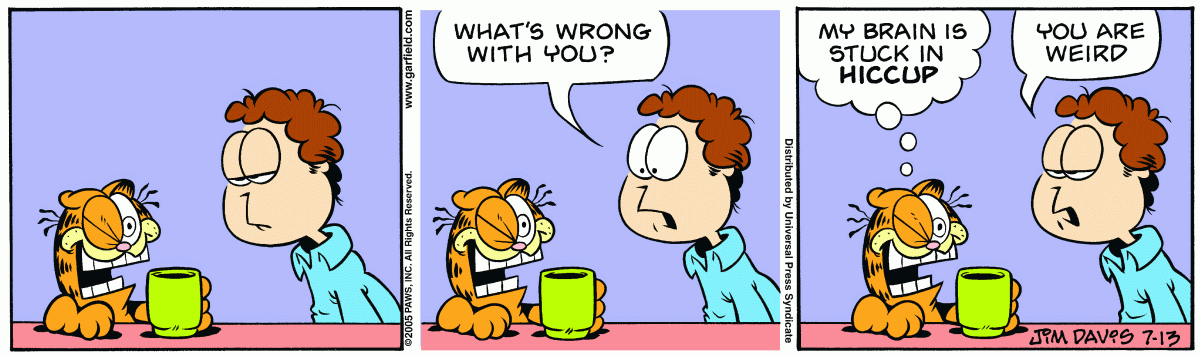 Garfield, July 13, 2005
